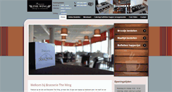Desktop Screenshot of brasseriethewing.nl
